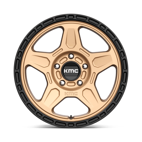 KM721 16X7.5 5X110 M-BRZ BLK LP 30MM