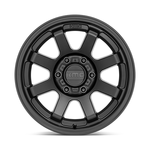 KMC TRAIL Satin Black wheel view 3