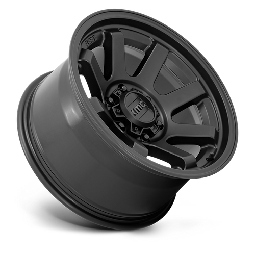 KMC TRAIL Satin Black wheel view 2