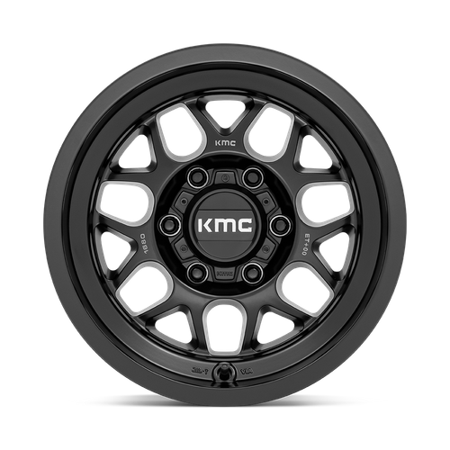 KMC TERRA Satin Black wheel view 3