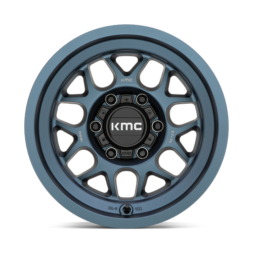 KMC TERRA Metallic Blue wheel view 3