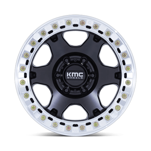 KMC VI BEADLOCK Satin Black W/ Machined Ring wheel view 3