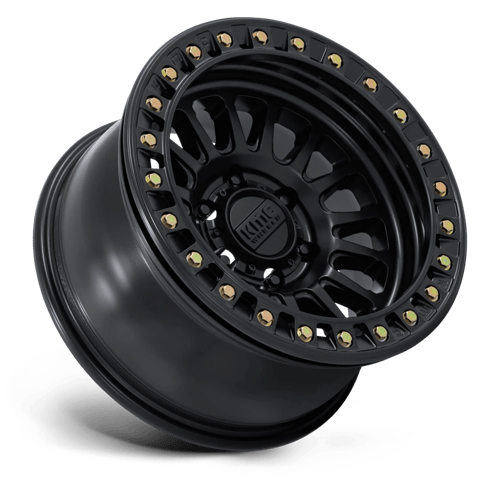 KMC IMPACT BEADLOCK Matte Black wheel view 2