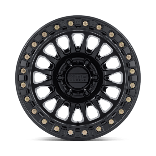 KMC IMPACT BEADLOCK Matte Black wheel view 3