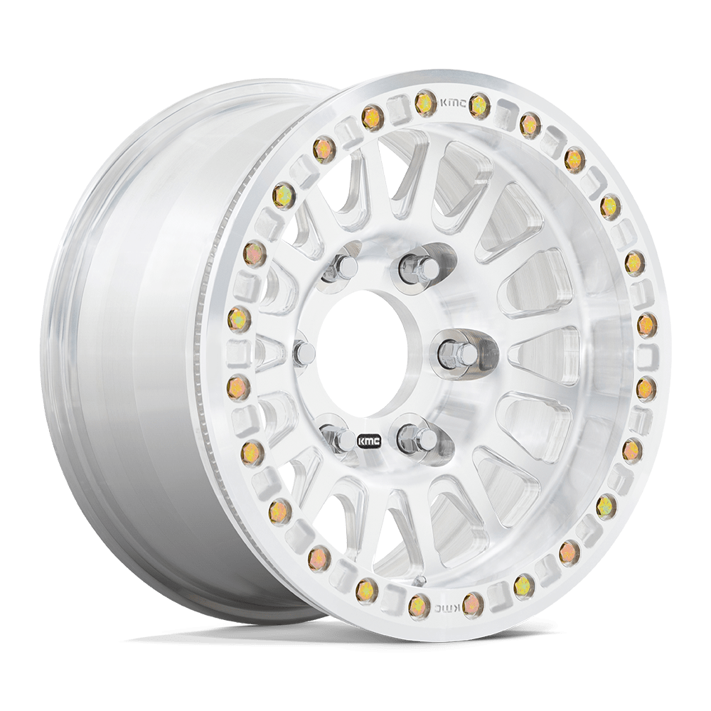KMC IMPACT FORGED BEADLOCK Raw Machined wheel view 4