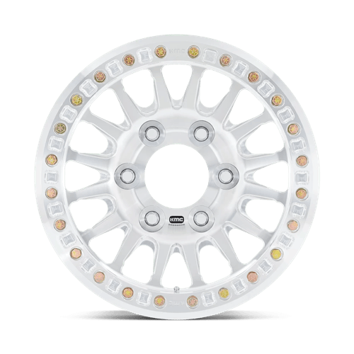 KMC IMPACT FORGED BEADLOCK Raw Machined wheel view 3