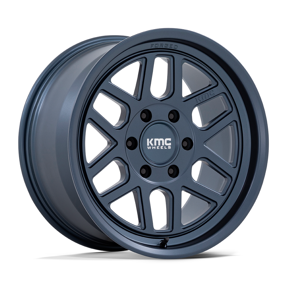 KMC MESA FORGED MONOBLOCK Metallic Blue Wheels
