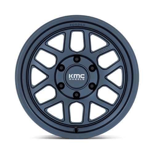 KMC MESA FORGED MONOBLOCK Metallic Blue wheel view 3