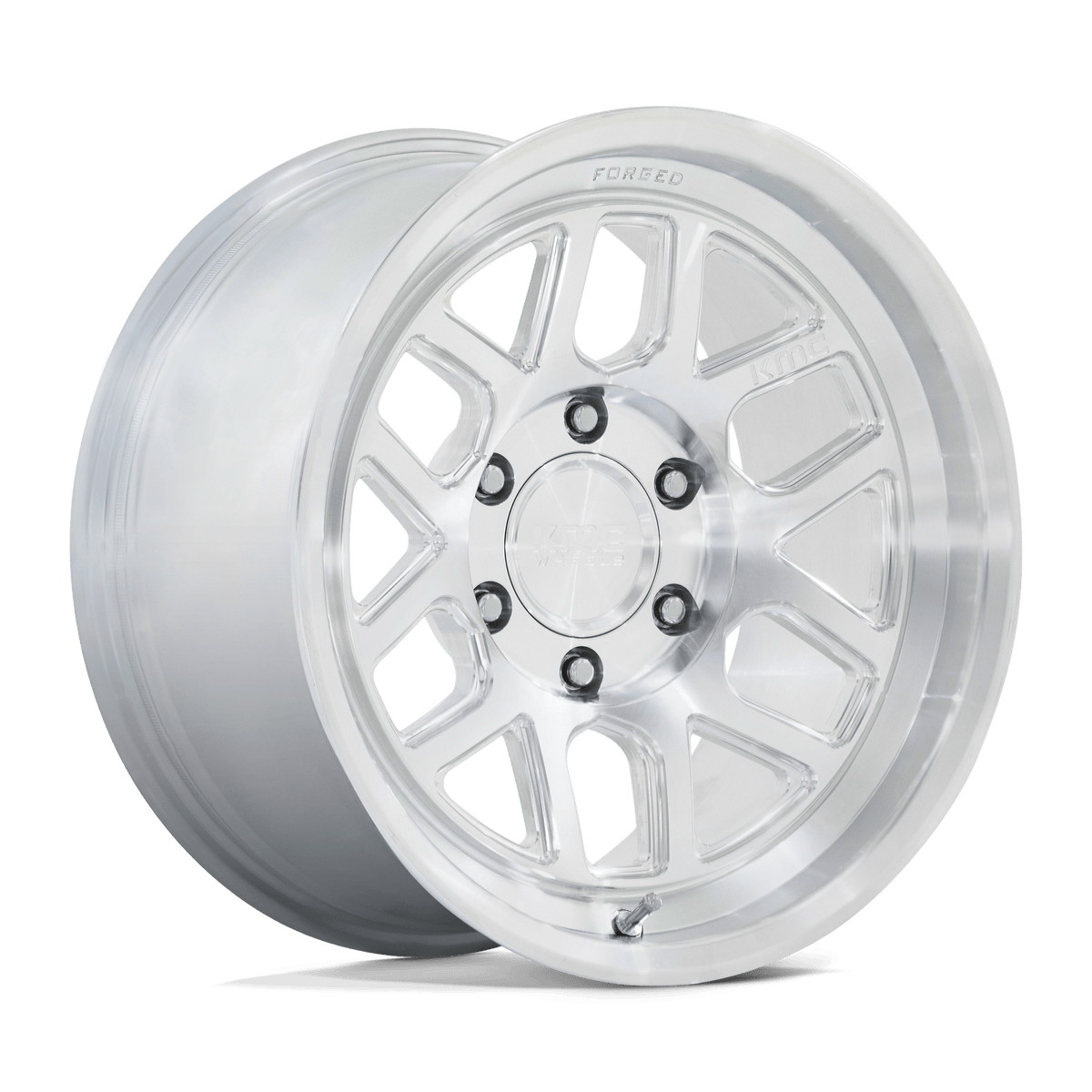 KMC MESA FORGED MONOBLOCK Raw Machined wheel view 4