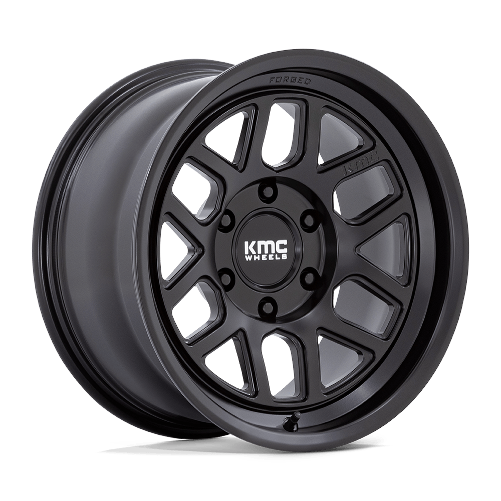 KMC MESA FORGED MONOBLOCK Satin Black wheel view 4
