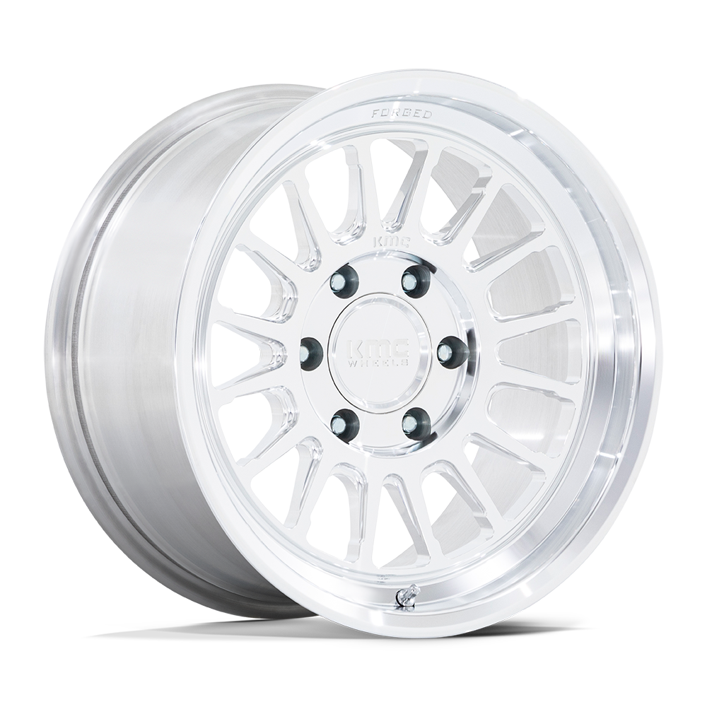 KMC IMPACT FORGED MONOBLOCK Raw Machined wheel view 4
