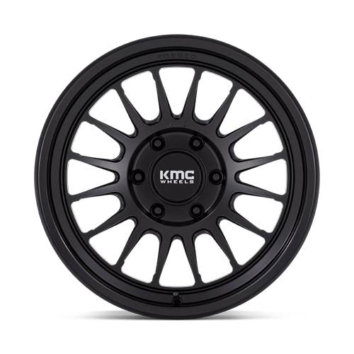 KMC IMPACT FORGED MONOBLOCK Satin Black wheel view 3