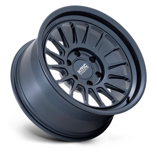KMC IMPACT FORGED MONOBLOCK Metallic Blue wheel view 2