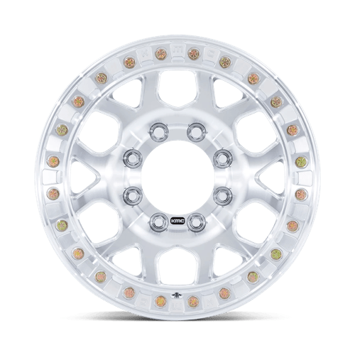 KMC MESA FORGED BEADLOCK Raw Machined wheel view 3
