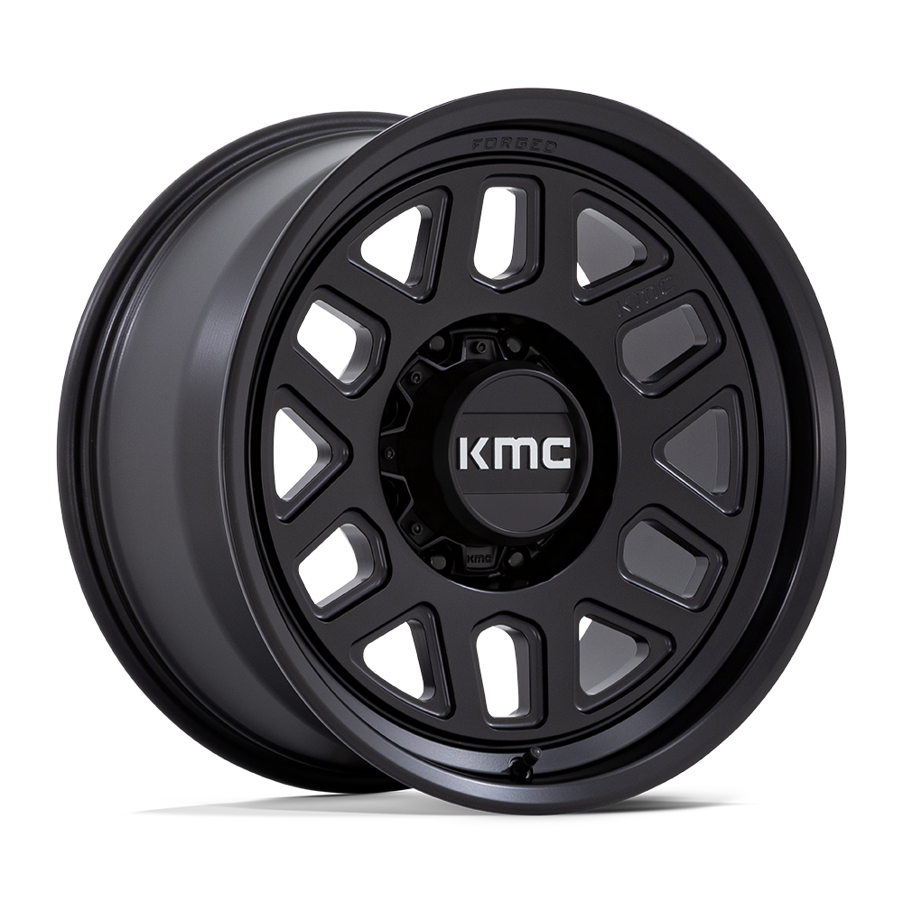 KMC MESA FORGED MONOBLOCK Satin Black wheel view 4