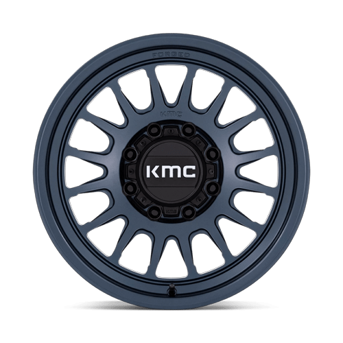 KMC IMPACT FORGED MONOBLOCK Metallic Blue wheel view 3