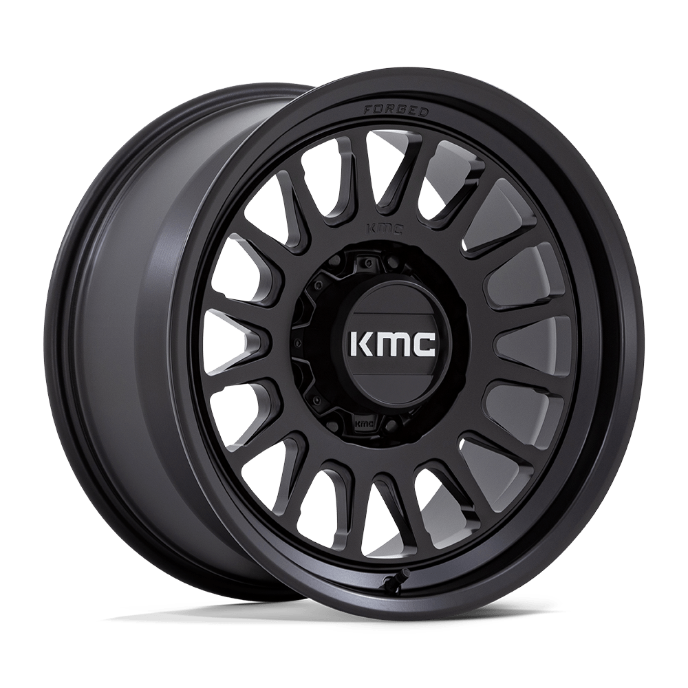 KMC IMPACT FORGED MONOBLOCK Satin Black wheel view 4