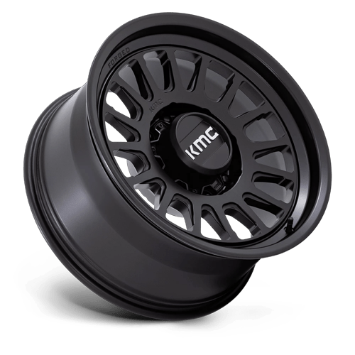 KMC IMPACT FORGED MONOBLOCK Satin Black wheel view 2