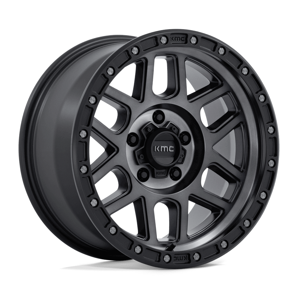 KMC MESA Satin Black W/ Gray Tint Wheels