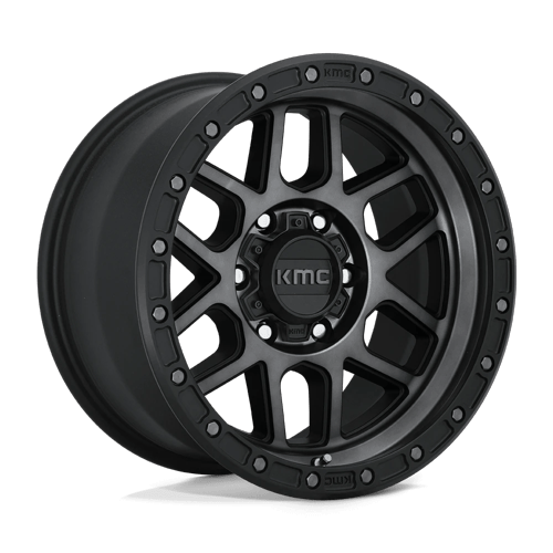 KMC MESA Satin Black W/ Gray Tint wheel