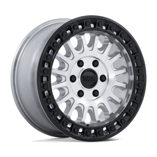KMC IMS Machined W/ Matte Black Lip wheel