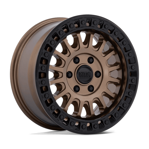 KMC IMS Matte Bronze W Gloss Black Lip wheel