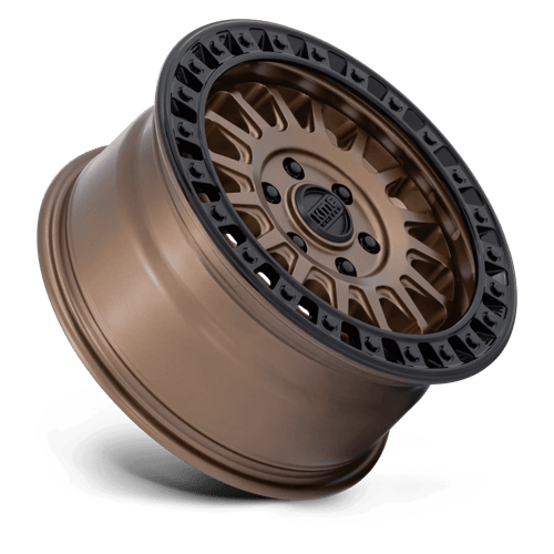 KMC IMS Matte Bronze W Gloss Black Lip wheel view 2