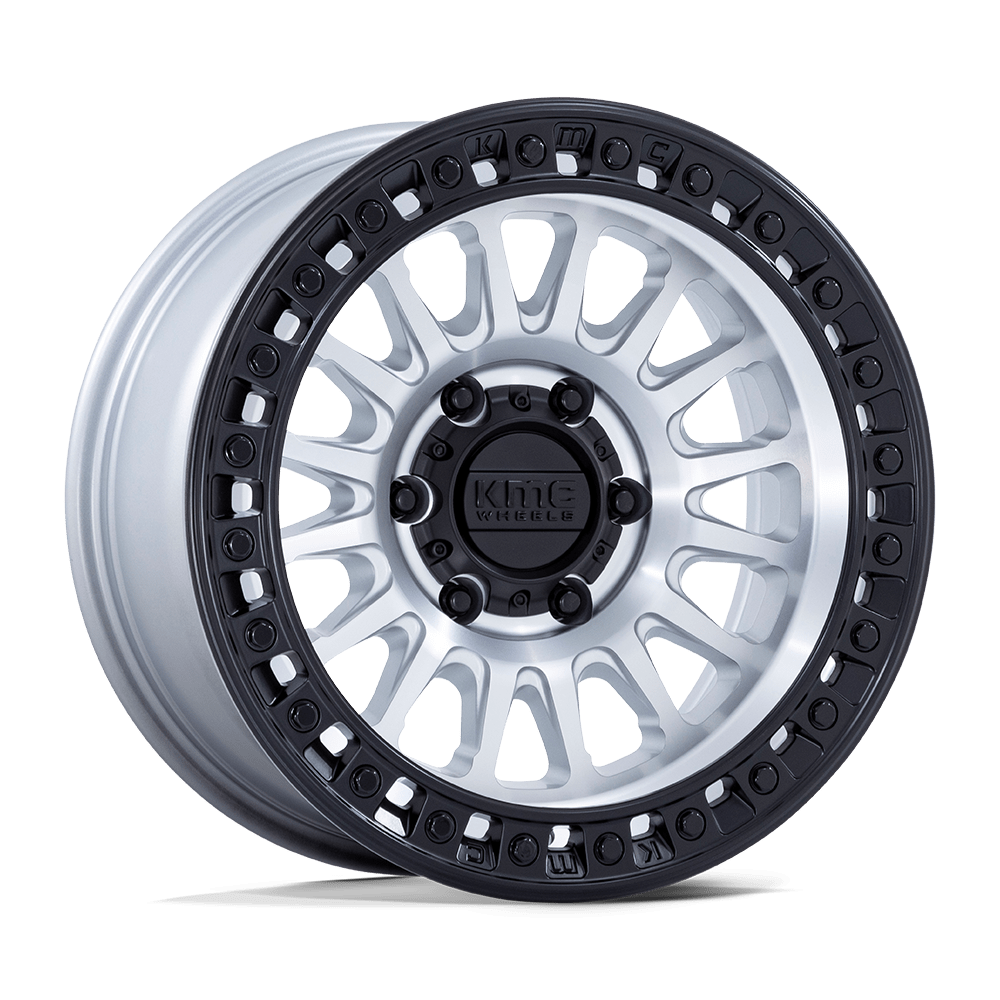 KMC IMS Machined W/ Matte Black Lip Wheels
