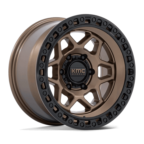 KMC TORX Matte Bronze W Gloss Black Lip wheel