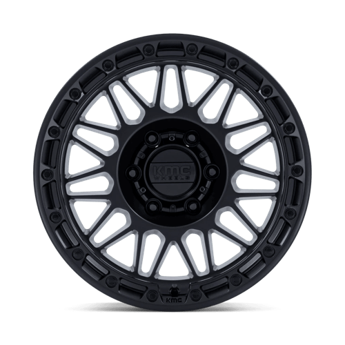 KMC ATTACK Matte Black wheel view 3