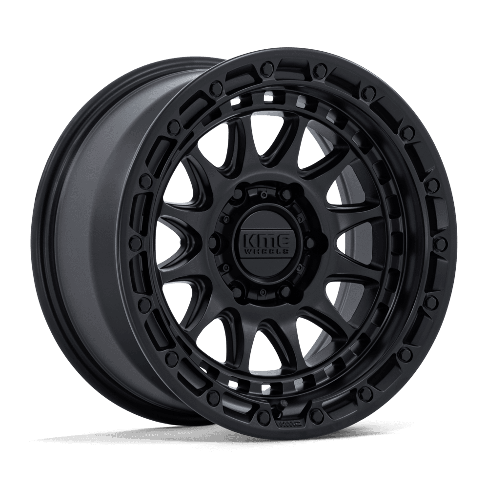 KMC CRUX Blackout wheel view 4