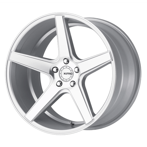 KM685 22X10.5 5X120 SLV/MACH FACE 40MM