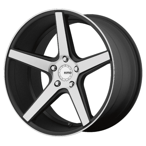 KM685 20X10.5 5X120 S-BLK MACH 45MM