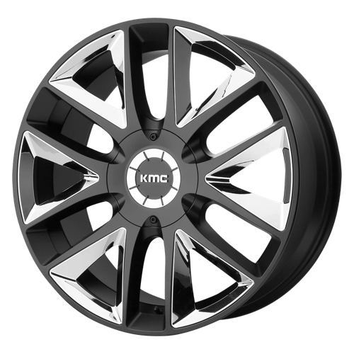KM710 22X9.5 5X5 S-BLK CHR INS 30M