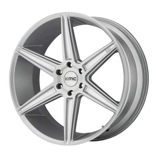 KM712 24X10 6X5.5 BRUSHED SLV 30MM