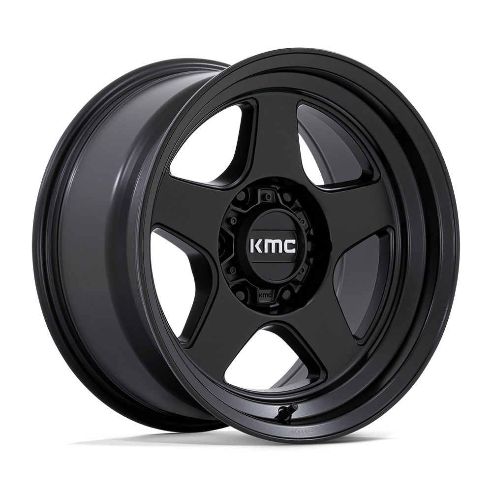 KMC LOBO Matte Black Wheels