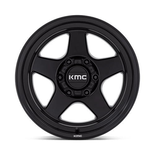 KMC LOBO Matte Black wheel view 3