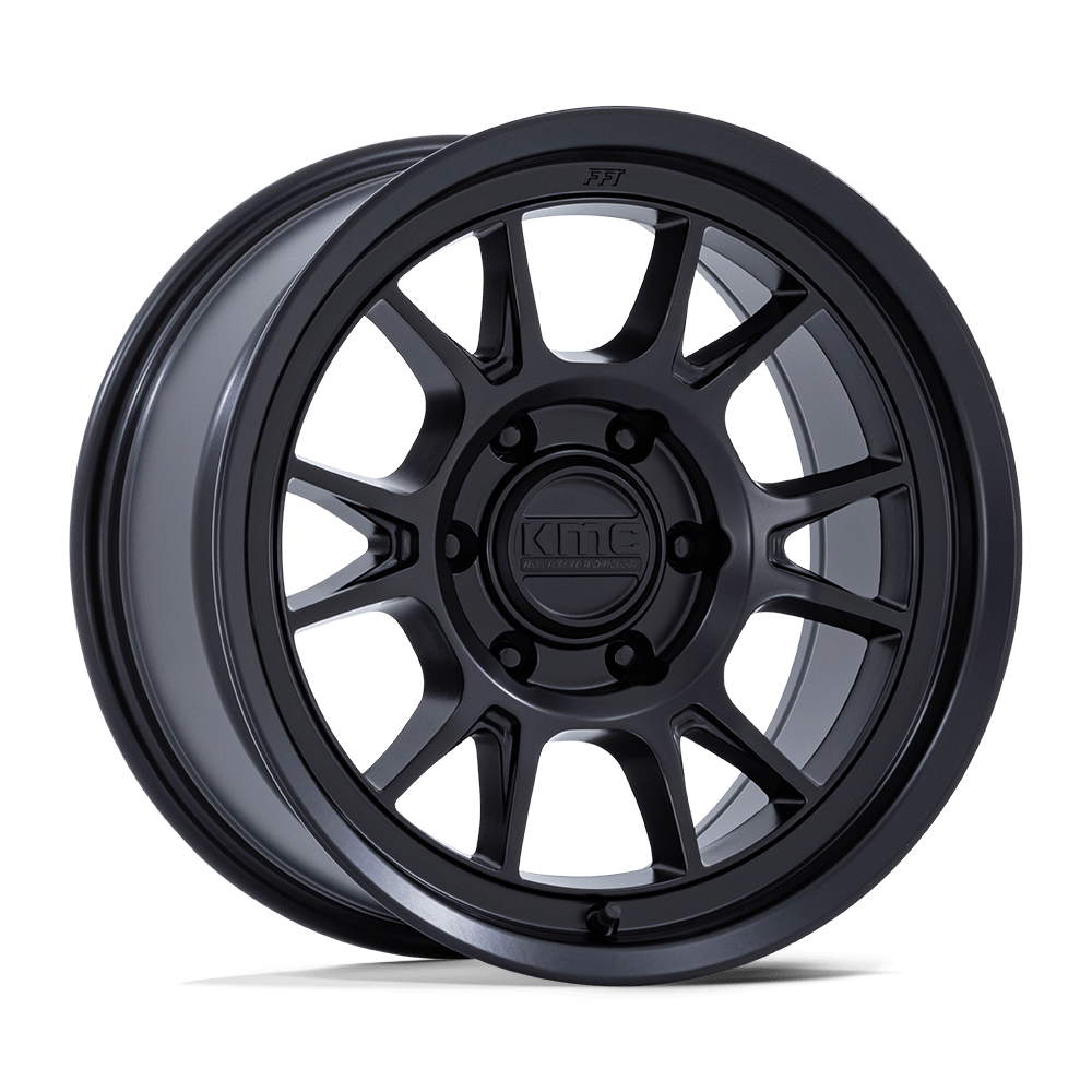 KMC RANGE Matte Black wheel view 4