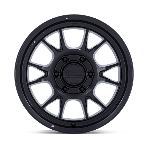 KMC RANGE Matte Black wheel view 3