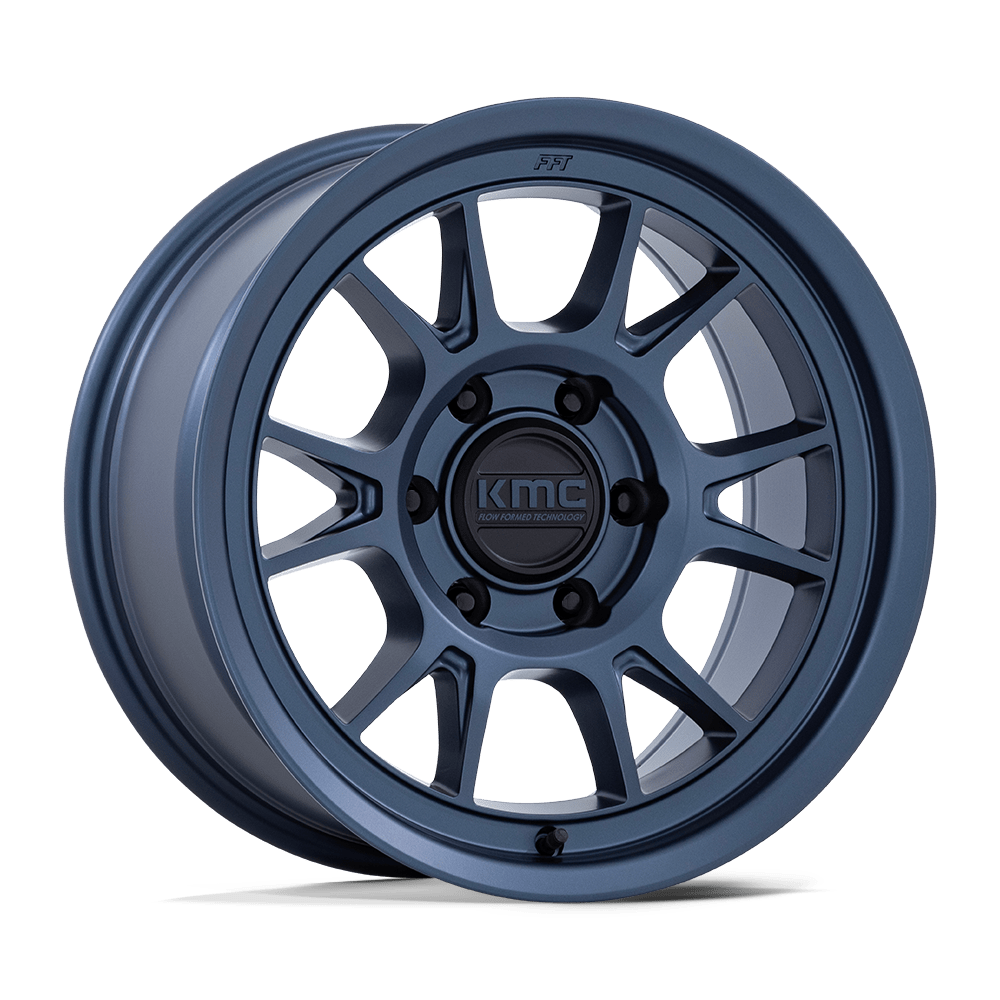 KMC RANGE Metallic Blue wheel view 4