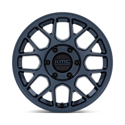 KMC HATCHET Metallic Blue wheel view 3