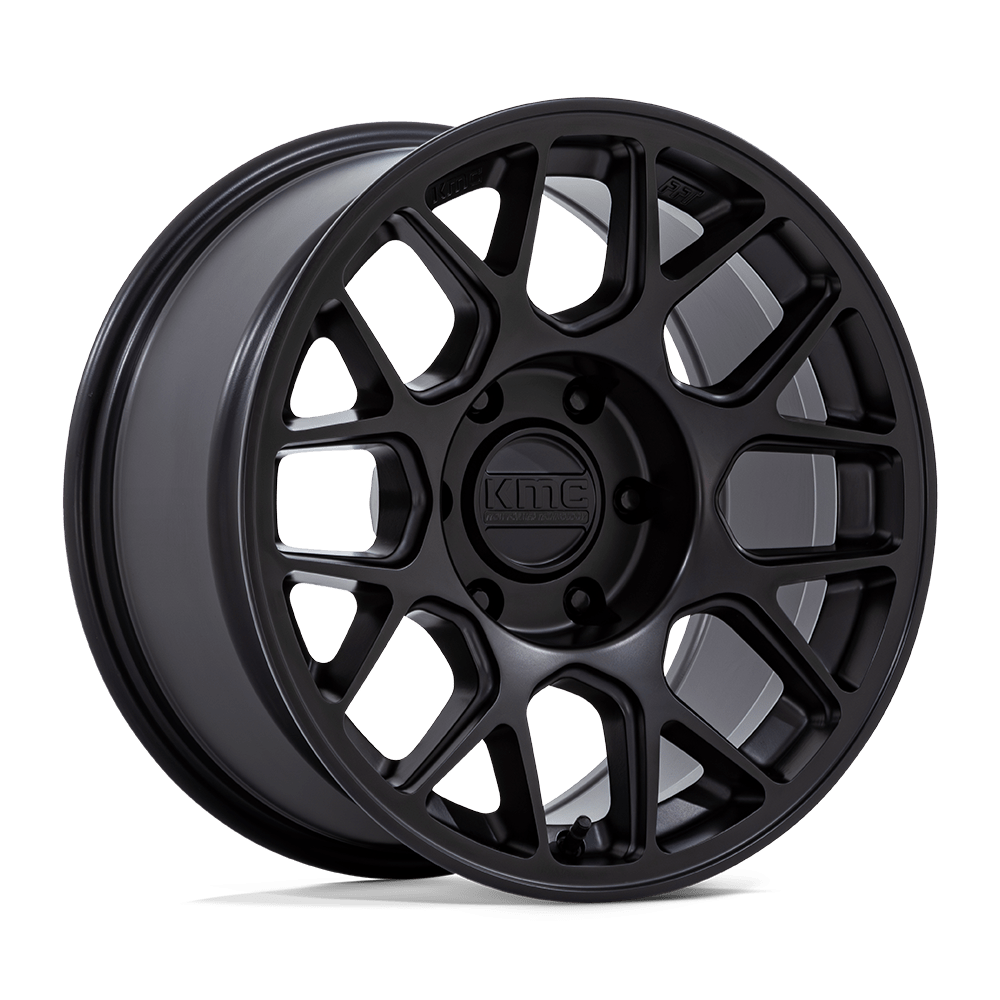 KMC HATCHET Matte Black wheel view 4