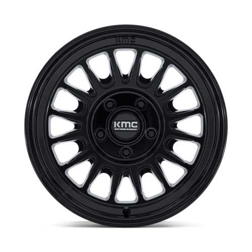KMC IMPACT FFT Gloss Black wheel view 3