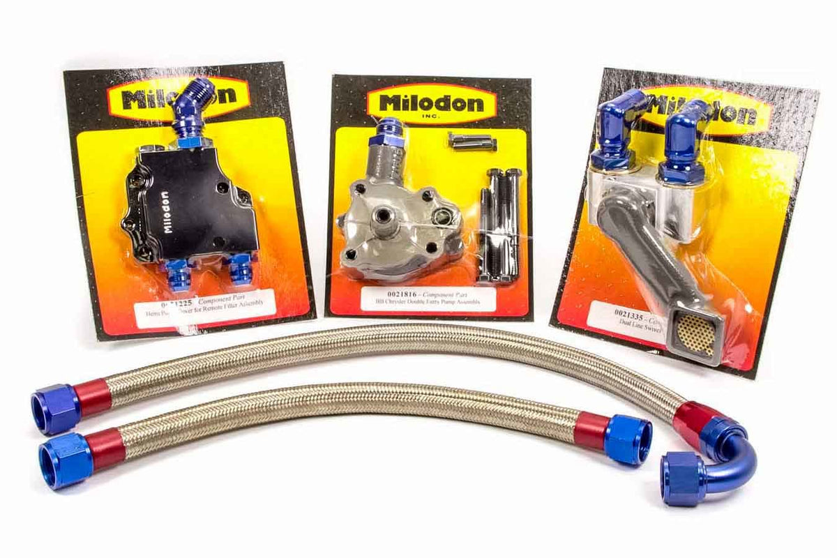 Milodon Hemi 2 Line Swvl W/Pump