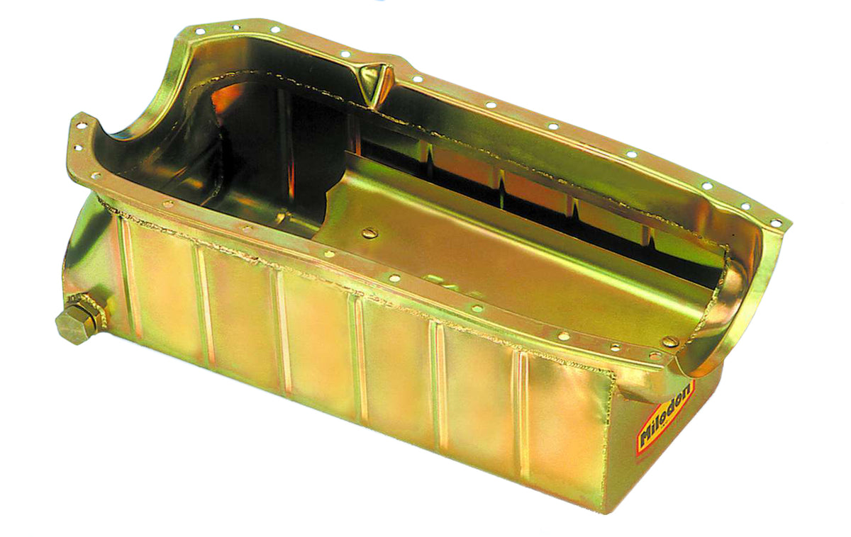 Milodon Olds V8 Marine Oil Pan 10qt Jet Bolt