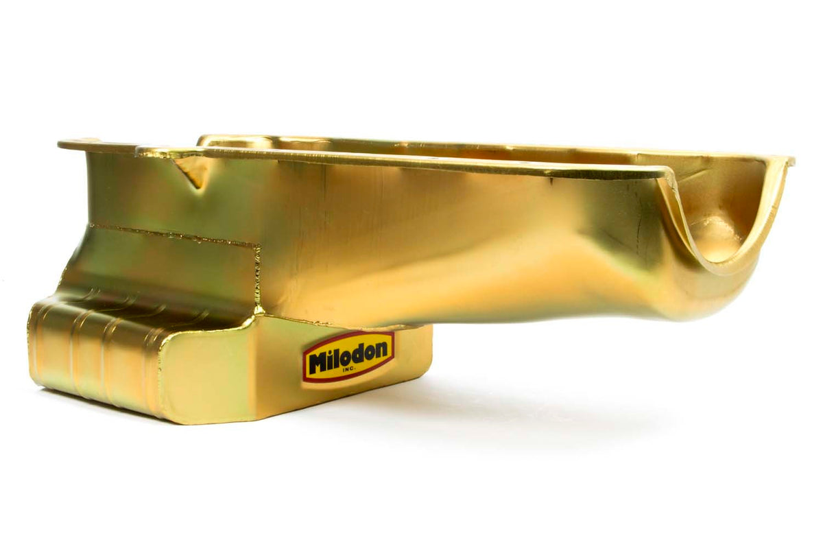 Milodon Oil Pan - SBC Circle Track 6qt. RH Dipstick