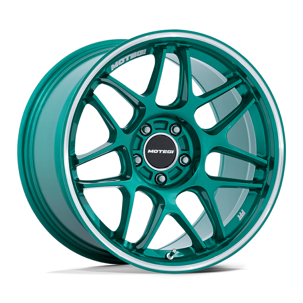 Motegi TSUBAKI Hokkaido Green W/ Machined Lip wheel view 4