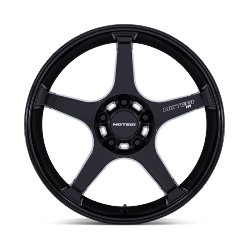 Motegi BATTLE V Blackbird Metallic wheel view 3
