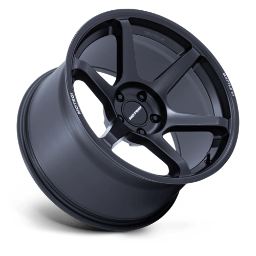 Motegi BATTLE VI Matte Blackbird Metallic wheel view 2