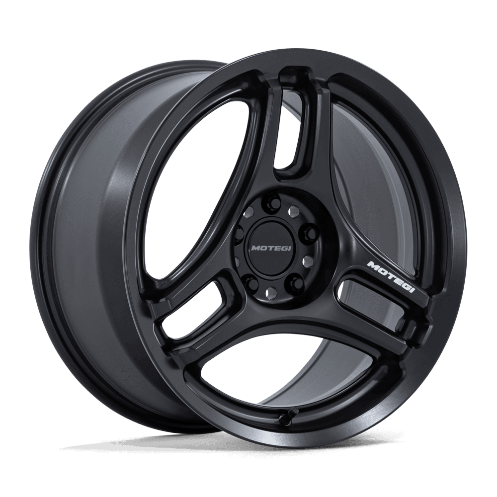 Motegi KOJIN Matte Black wheel view 4